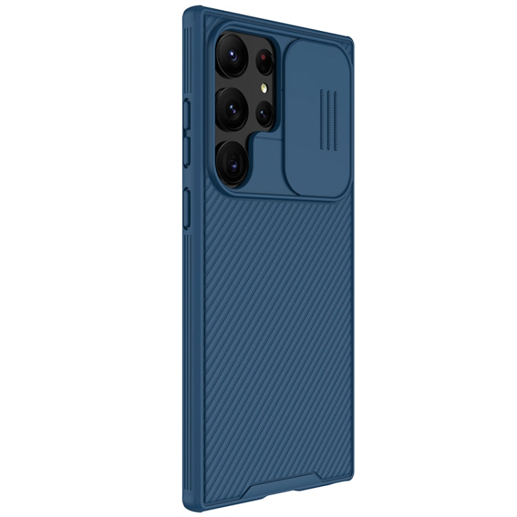 For Samsung Galaxy S23 Ultra 5G NILLKIN Black Mirror Pro Series Camshield Phone Case(Blue) - Galaxy S23 Ultra 5G Cases by NILLKIN | Online Shopping South Africa | PMC Jewellery | Buy Now Pay Later Mobicred