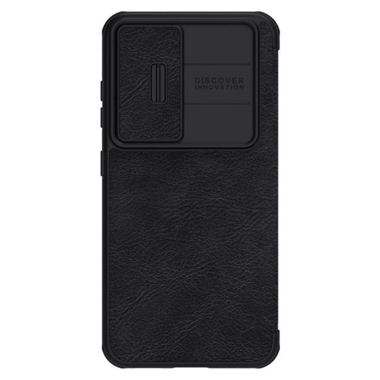 For Samsung Galaxy S23+ 5G NILLKIN QIN Series Pro Sliding Camera Cover Design Leather Phone Case(Black) - Galaxy S23+ 5G Cases by NILLKIN | Online Shopping South Africa | PMC Jewellery