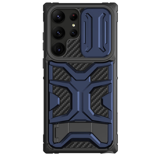 For Samsung Galaxy S23 Ultra 5G NILLKIN Explorer Pro Series PC + TPU Phone Case(Blue) - Galaxy S23 Ultra 5G Cases by NILLKIN | Online Shopping South Africa | PMC Jewellery | Buy Now Pay Later Mobicred