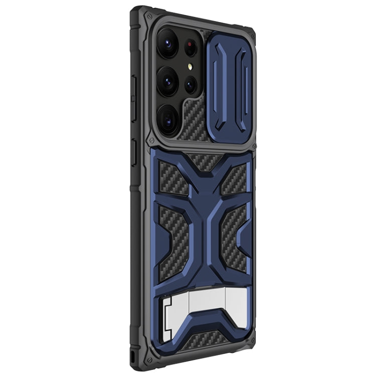 For Samsung Galaxy S23 Ultra 5G NILLKIN Explorer Pro Series PC + TPU Phone Case(Blue) - Galaxy S23 Ultra 5G Cases by NILLKIN | Online Shopping South Africa | PMC Jewellery | Buy Now Pay Later Mobicred