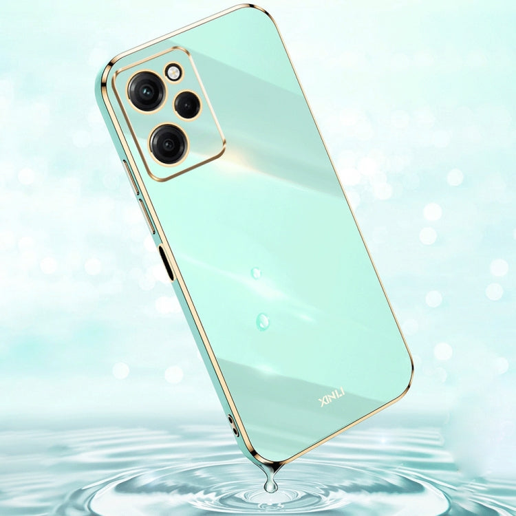 For Xiaomi Redmi Note 12 Pro Speed XINLI Straight Edge 6D Electroplate TPU Phone Case(Hawthorn Red) - free shipping - PMC TechLife - Order now!