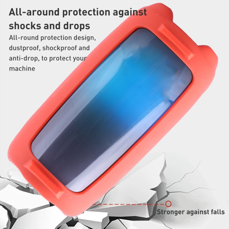 For JBL Pulse 5 Colorful Light Effect Bluetooth Speaker Silicone Case with Shoulder Strap(Red) - Protective Case by PMC TechLife | Online Shopping South Africa | PMC TechLife