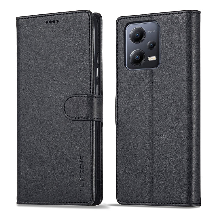 For Xiaomi Redmi Note 12 Pro 5G/Poco X5 Pro LC.IMEEKE Calf Texture Horizontal Flip Leather Case(Black) - free shipping - PMC TechLife - Order now!
