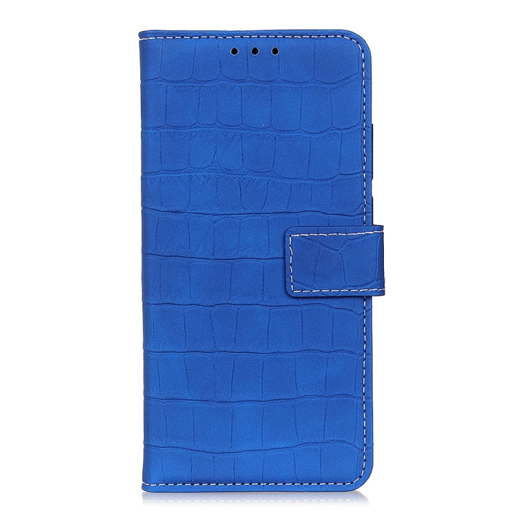 For OnePlus Nord CE 3 Lite Magnetic Crocodile Texture Leather Phone Case(Blue) - OnePlus Cases by PMC Jewellery | Online Shopping South Africa | PMC Jewellery