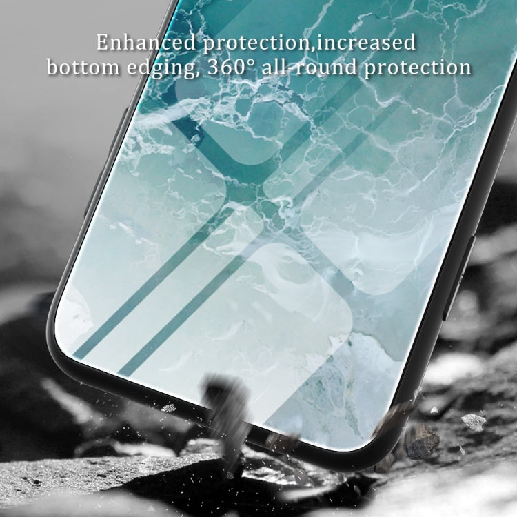 For Samsung Galaxy S23+ 5G Marble Pattern Glass Phone Case(Beach) - free shipping - PMC TechLife - Order now!