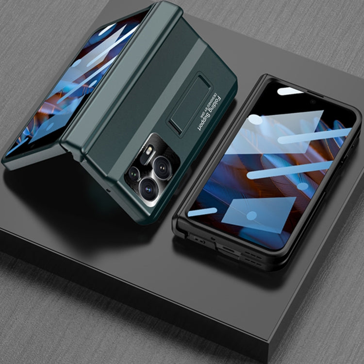 For OPPO Find N2 GKK Fold Magnetic Hinge Full Coverage Phone Case(Silver) - OPPO Cases by GKK | Online Shopping South Africa | PMC TechLife | Buy Now Pay Later Mobicred