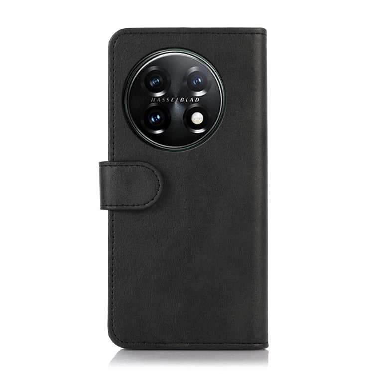 For OnePlus 11 5G Cow Texture Flip Leather Phone Case(Black) - free shipping - PMC TechLife - Order now!