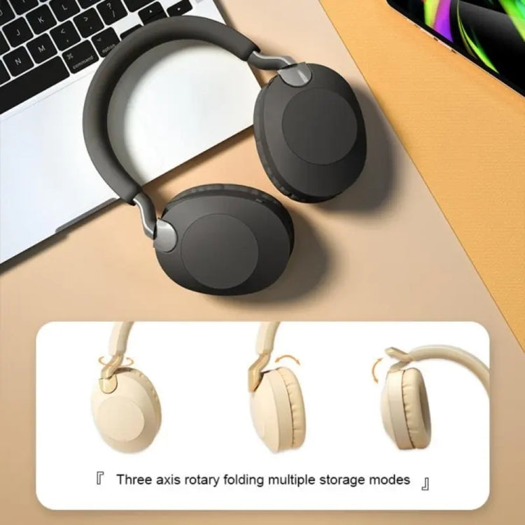 B2 Wireless Bluetooth 5.1 Foldable Noise Reduction Headset(Black) - Headset & Headphone by PMC TechLife | Online Shopping South Africa | PMC TechLife