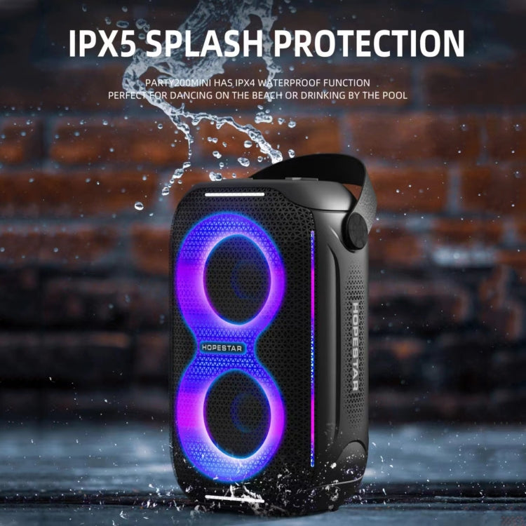HOPESTAR Party200 mini Portable Tone Pulse RGB Light Bluetooth Speaker(Grey) - free shipping - PMC TechLife - Order now!