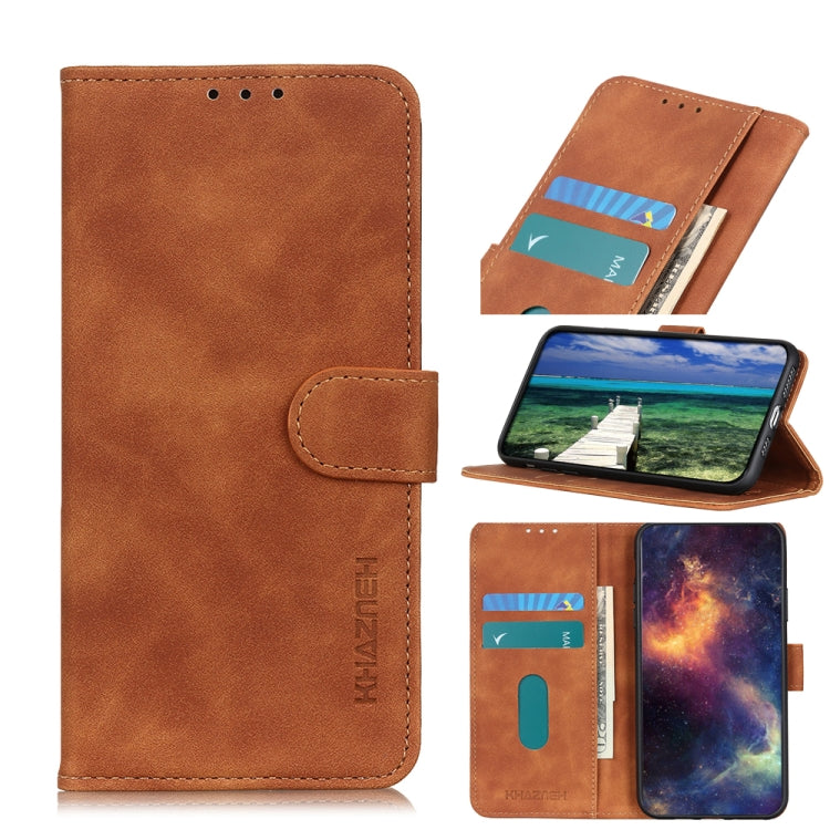 For Honor X9A 5G / Magic5 Lite 5G KHAZNEH Retro Texture Flip Leather Phone Case(Brown) - Honor Cases by PMC Jewellery | Online Shopping South Africa | PMC Jewellery