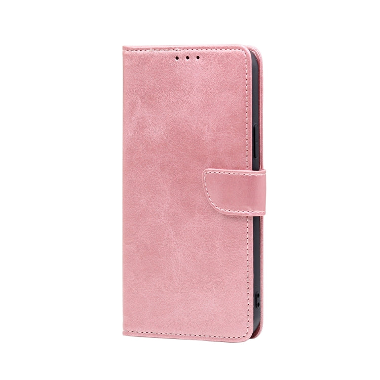 For Honor X9a 5G Calf Texture Buckle Flip Leather Phone Case(Rose Gold) - Honor Cases by PMC Jewellery | Online Shopping South Africa | PMC Jewellery