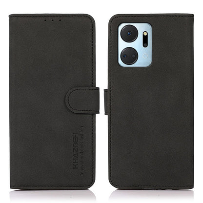 For Honor X7a 4G KHAZNEH Matte Texture Leather Phone Case(Black) - Honor Cases by PMC Jewellery | Online Shopping South Africa | PMC Jewellery