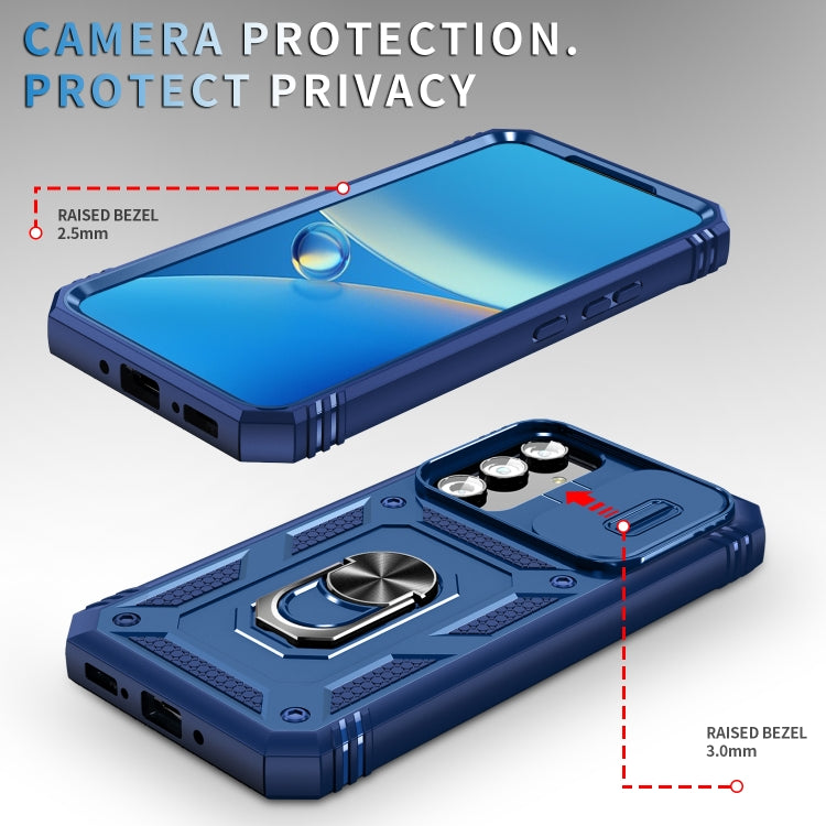 For Samsung Galaxy A54 5G Sliding Camshield TPU + PC Phone Case(Blue) - free shipping - PMC TechLife - Order now!