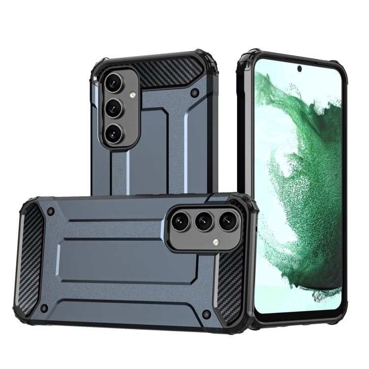 For Samsung Galaxy A54 5G Magic Armor TPU Hard PC Phone Case(Navy Blue) - free shipping - PMC TechLife - Order now!