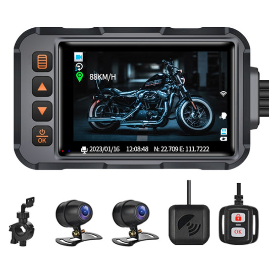 SE65 Dual 1080P Waterproof HD Motorcycle DVR, Support WiFi / GPS / Cycling Video - Electrical Instruments by PMC Jewellery | Online Shopping South Africa | PMC Jewellery | Buy Now Pay Later Mobicred