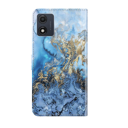 For Motorola Moto E13 3D Painting Pattern Leather Phone Case(Milky Way) - Motorola Cases by PMC Jewellery | Online Shopping South Africa | PMC Jewellery