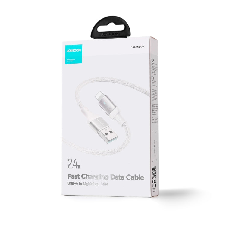 JOYROOM S-UL012A10 Extraordinary Series 2.4A USB-A to 8 Pin Fast Charging Data Cable, Cable Length:1.2m(White) - Normal Style Cable by JOYROOM | Online Shopping South Africa | PMC Jewellery | Buy Now Pay Later Mobicred