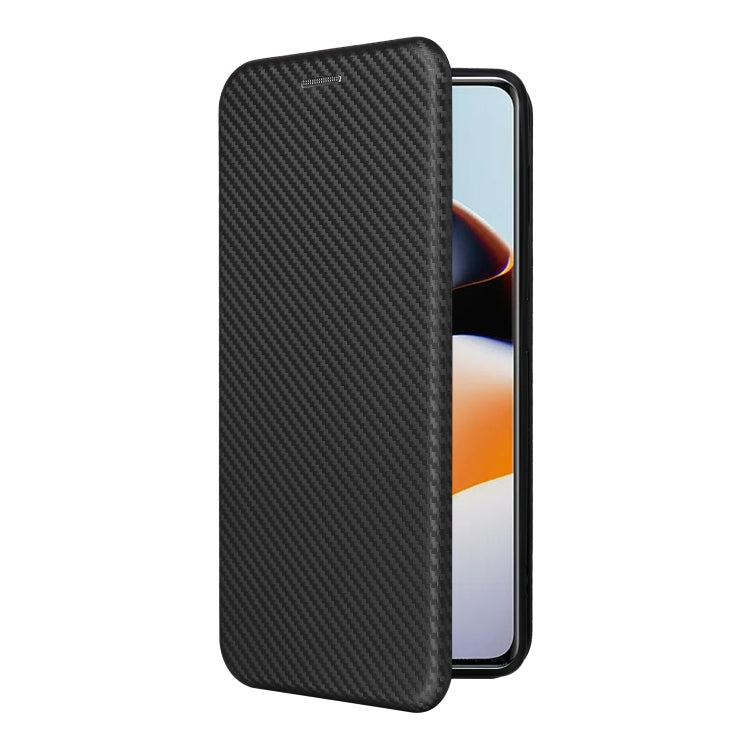 For OnePlus 11R 5G Carbon Fiber Texture Flip Leather Phone Case(Black) - OnePlus Cases by PMC Jewellery | Online Shopping South Africa | PMC Jewellery