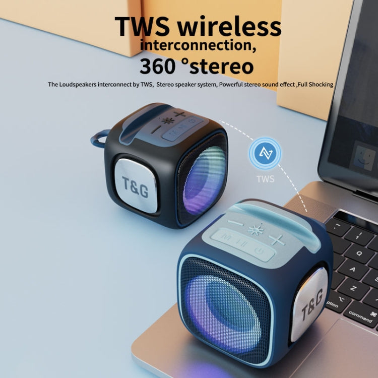 T&G TG359 Portable Outdoor LED Wireless Bluetooth Speaker(Black) - Mini Speaker by T&G | Online Shopping South Africa | PMC Jewellery