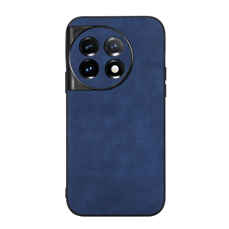 For OnePlus 11R/Ace 2 Morocco Texture PU Phone Case(Blue) - OnePlus Cases by PMC Jewellery | Online Shopping South Africa | PMC Jewellery