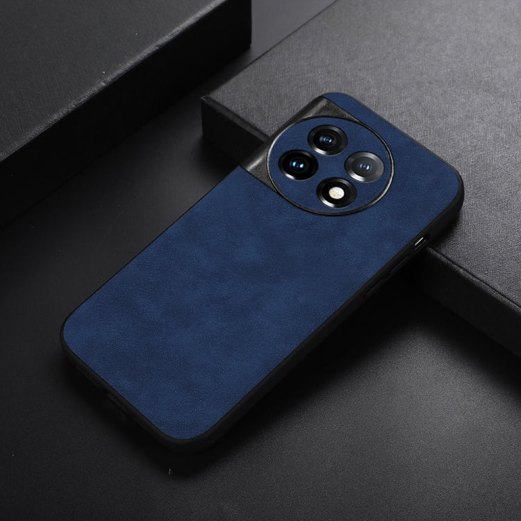 For OnePlus 11R/Ace 2 Morocco Texture PU Phone Case(Blue) - free shipping - PMC TechLife - Order now!
