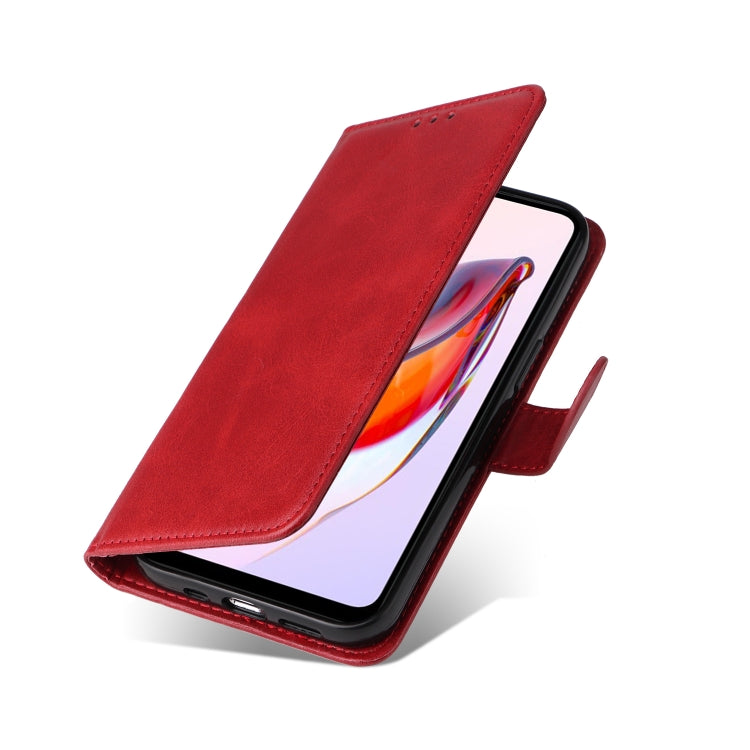 For Xiaomi Redmi 11A 4G/12C Classic Calf Texture Flip Leather Phone Case(Red) - free shipping - PMC TechLife - Order now!