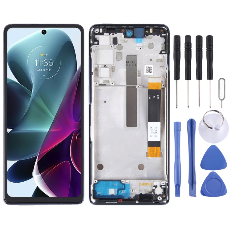 OEM LCD Screen For Motorola Moto G200 / Edge S30 Digitizer Full Assembly With Frame - free shipping - PMC TechLife - Order now!