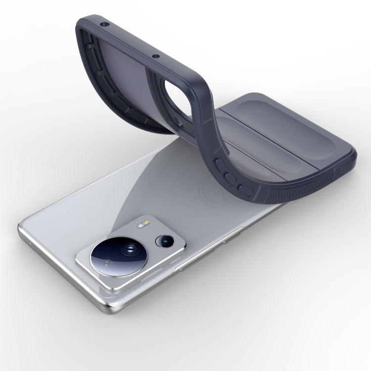 For Xiaomi 13 Lite Magic Shield TPU + Flannel Phone Case(Grey) - free shipping - PMC TechLife - Order now!