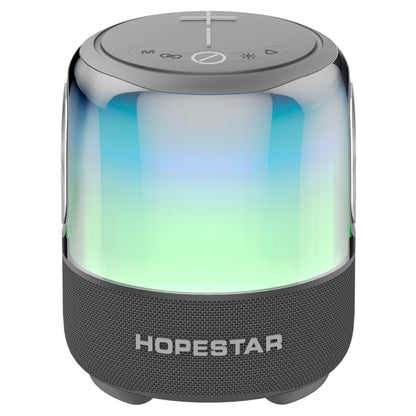 HOPESTAR SC-01 Waterproof LED Light Wireless Bluetooth Speaker(Grey) - Desktop Speaker by HOPESTAR | Online Shopping South Africa | PMC Jewellery | Buy Now Pay Later Mobicred