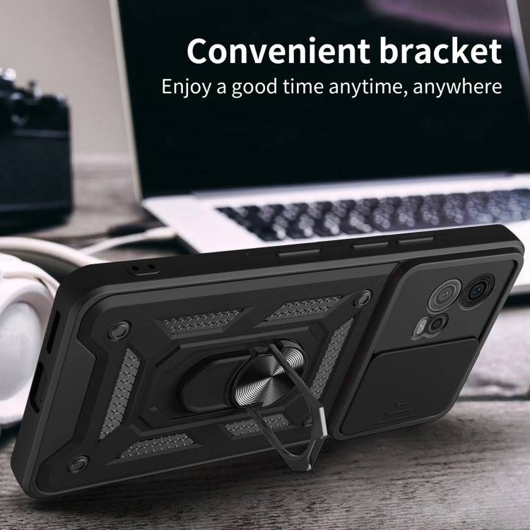 For Motorola Moto G72 Sliding Camera Cover Design TPU+PC Phone Case(Green) - free shipping - PMC TechLife - Order now!