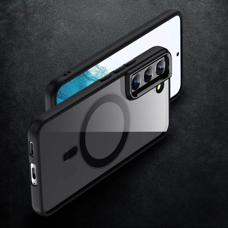 For Samsung Galaxy S23+ 5G Acrylic PC MagSafe Magnetic Phone Case(Black) - Galaxy S23+ 5G Cases by PMC TechLife | Online Shopping South Africa | PMC TechLife