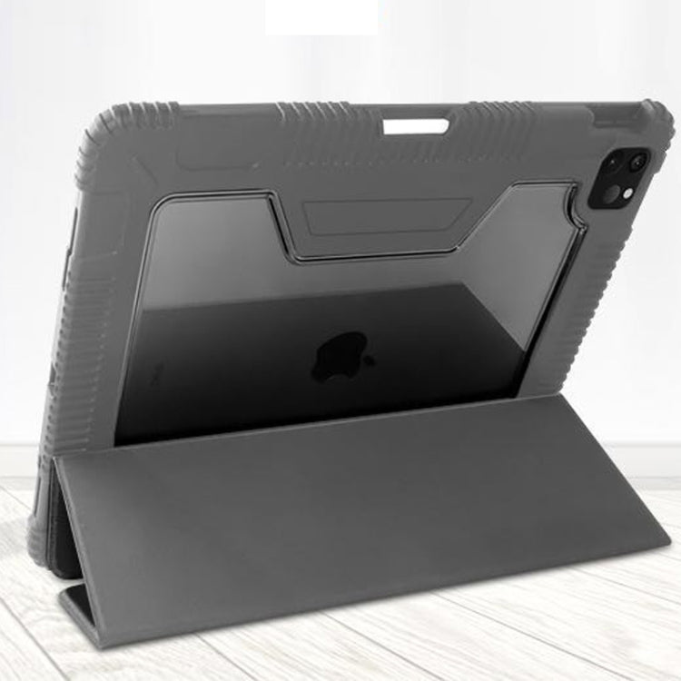 For iPad Pro 11 2022 / 2021 / 2020 Mutural Horizontal Flip Leather Tablet Case with Holder & Pen Slot(Black) - iPad Pro 11 (2022/2021) Cases by Mutural | Online Shopping South Africa | PMC Jewellery | Buy Now Pay Later Mobicred