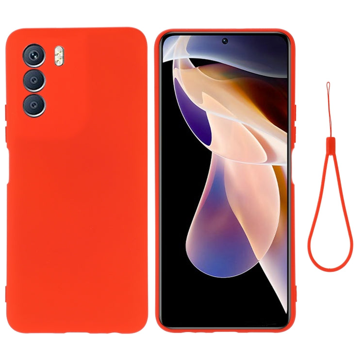 For Infinix Zero 5G 2023 Pure Color Liquid Silicone Shockproof Phone Case(Red) - Infinix Cases by PMC Jewellery | Online Shopping South Africa | PMC Jewellery