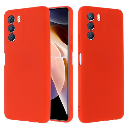 For Infinix Zero 5G 2023 Pure Color Liquid Silicone Shockproof Phone Case(Red) - Infinix Cases by PMC Jewellery | Online Shopping South Africa | PMC Jewellery