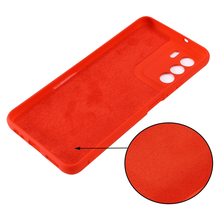 For Infinix Zero 5G 2023 Pure Color Liquid Silicone Shockproof Phone Case(Red) - Infinix Cases by PMC Jewellery | Online Shopping South Africa | PMC Jewellery