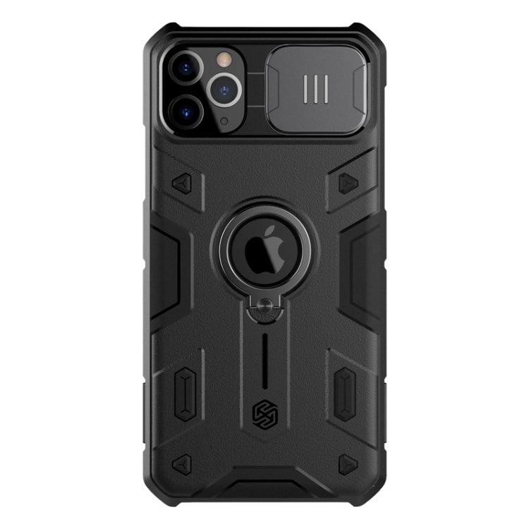 For iPhone 11 Pro Max NILLKIN Shockproof CamShield Armor Protective Case with Invisible Ring Holder(Black) - iPhone 11 Pro Max Cases by NILLKIN | Online Shopping South Africa | PMC Jewellery