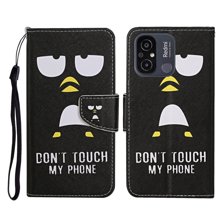 For Xiaomi Redmi 12C Colored Drawing Pattern Flip Leather Phone Case(Penguin) - free shipping - PMC TechLife - Order now!