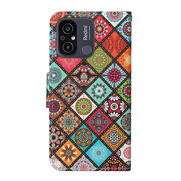 For Xiaomi Redmi 12C Colored Drawing Pattern Flip Leather Phone Case(Ethnic Style) - Xiaomi Cases by PMC Jewellery | Online Shopping South Africa | PMC Jewellery