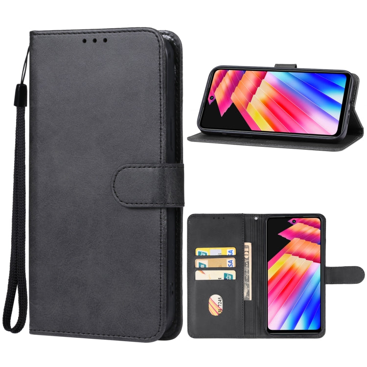 For Infinix Hot 30 Leather Phone Case(Black) - Infinix Cases by PMC Jewellery | Online Shopping South Africa | PMC Jewellery