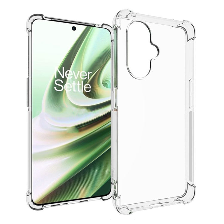 For OnePlus Nord CE 3 Lite Shockproof Non-slip Thickening TPU Phone Case(Transparent) - OnePlus Cases by PMC Jewellery | Online Shopping South Africa | PMC Jewellery