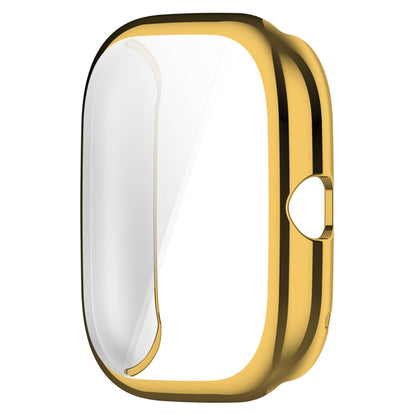 For Amazfit GTS4 Mini Full Coverage TPU Electroplating Watch Protective Case(Gold) -  by PMC Jewellery | Online Shopping South Africa | PMC Jewellery