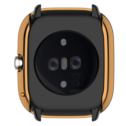 For Amazfit GTS4 Mini Full Coverage TPU Electroplating Watch Protective Case(Rose Gold) -  by PMC Jewellery | Online Shopping South Africa | PMC Jewellery