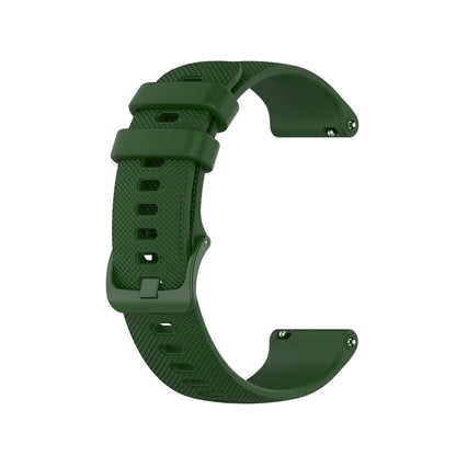 For Honor Watch GS 3i 22mm Small Plaid Texture Silicone Watch Band(Army Green) -  by PMC Jewellery | Online Shopping South Africa | PMC Jewellery