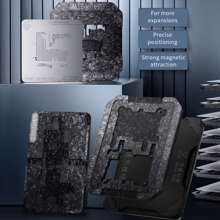For iPhone X-11 Pro Max Qianli Mega-idea Multi-functional Middle Frame Positioning BGA Reballing Platform - free shipping - PMC TechLife - Order now!