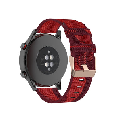 For Honor Watch GS 3i 22mm Nylon Woven Watch Band(Red) - Smart Wear by PMC Jewellery | Online Shopping South Africa | PMC Jewellery