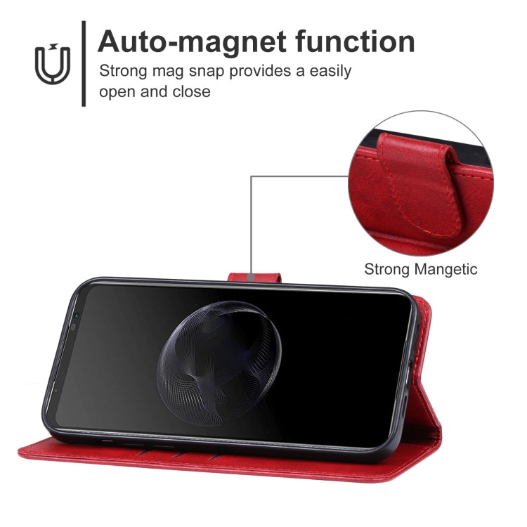 For Asus ROG Phone 7 Leather Phone Case(Red) - free shipping - PMC TechLife - Order now!