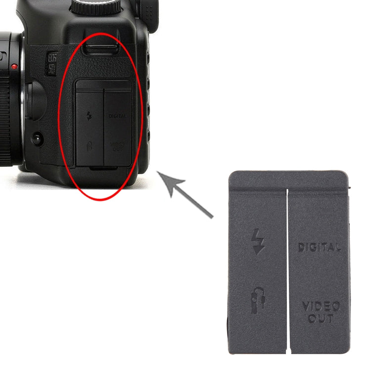 For Canon EOS 5D OEM USB Cover Cap - free shipping - PMC TechLife - Order now!