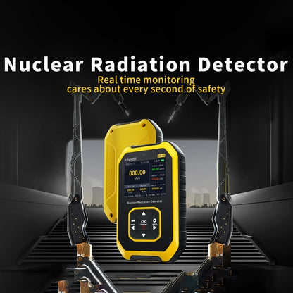 Fnirsi GC01 Home Lndustrial Marble Radioactive X / Y Ray Nuclear Radiation Detector Geiger Counter(Yellow) - Radiation Detector by FNIRSI | Online Shopping South Africa | PMC Jewellery | Buy Now Pay Later Mobicred