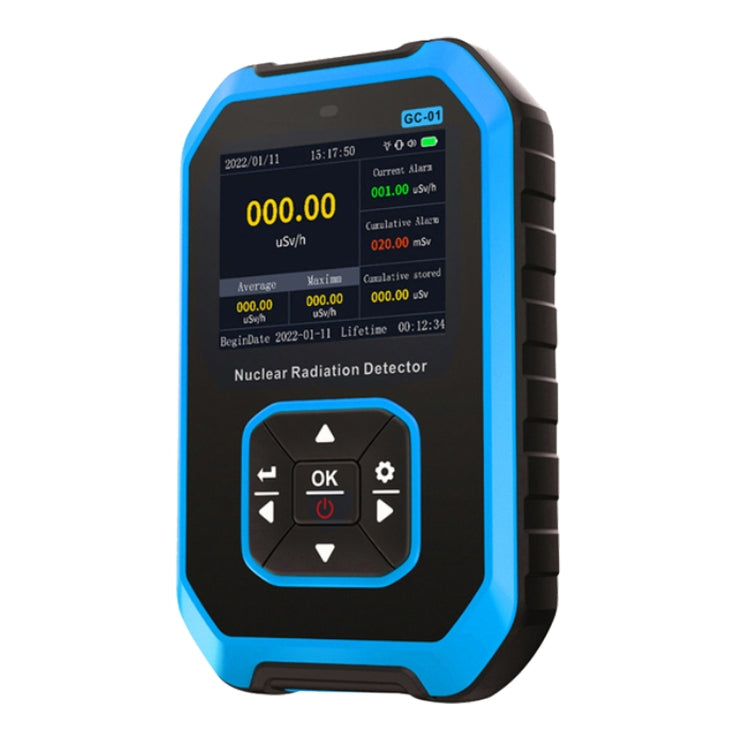 Fnirsi GC01 Home Lndustrial Marble Radioactive X / Y Ray Nuclear Radiation Detector Geiger Counter(Blue) - Radiation Detector by FNIRSI | Online Shopping South Africa | PMC Jewellery | Buy Now Pay Later Mobicred