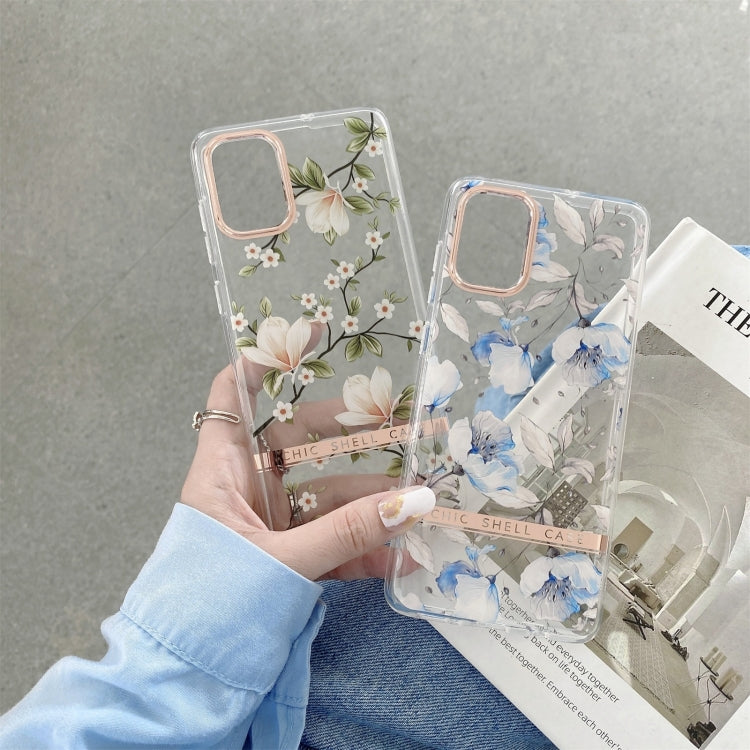 For Samsung Galaxy A14 5G High Translucent Electroplating Flower Pattern TPU + PC Phone Case(Hibiscus) - free shipping - PMC TechLife - Order now!